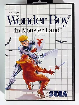 Wonder Boy In Monster Land (Sega Master System 1988) CIB Complete Tested VG • $58.15