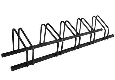$69.99 • Buy 1 - 5 Bike Floor Parking Rack Storage Stand Bicycle Black