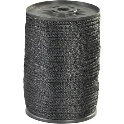 MyBoxSupply 1/4  1150 Lb Black Solid Braided Nylon Rope 1 Per Case • $75.99