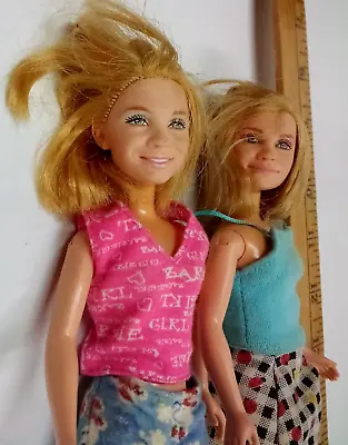 VINTAGE Mary-Kate And Ashley Olsen Dolls With Outfits • $14.25