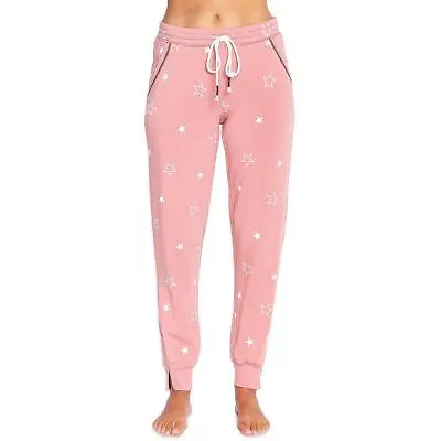 P.J. Salvage Womens Fleece Star Print Pajama Sleep Pant BHFO 3162 • $12.99