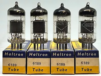 6189/cv4003/m8136 Mullard Nos Tube Quad Tubes Matched Box Plate Wrinked Same Lot • $1250