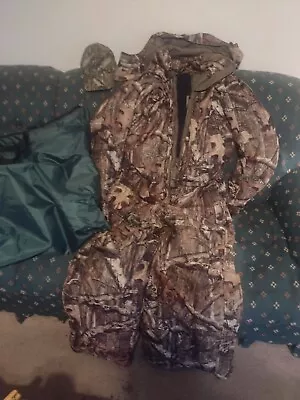 Cabelas MTO 50 Coveralls Mossy Oak Break Up Infinity Worn Twice Too Hot For Ky • $100