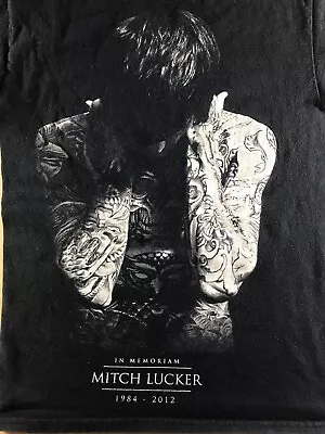 Mitch Lucker Shirt Adult S Suicide Silence Deathcore Metal Music Black Gildan  • $11.38