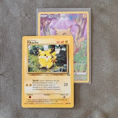 $3 • Buy Pikachu 60/64 Pokemon Jungle LP + Bonus Full Art Pikachu