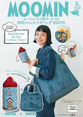 MOOMIN BIG Shopping Bag With Moomin House Type Pouch Little My Cute Japanese • $63.94