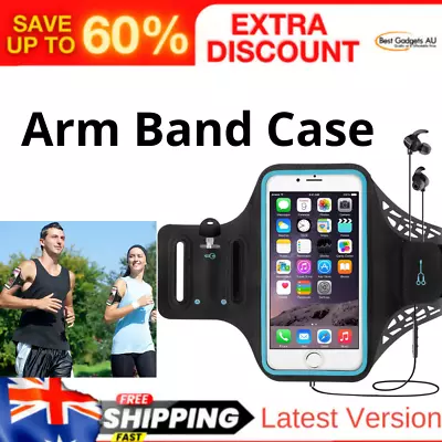 $17.68 • Buy Sports Armband Gym Running Fitness For IPhone 12 11 Pro Max/7/8 Plus/XR/Xs Black