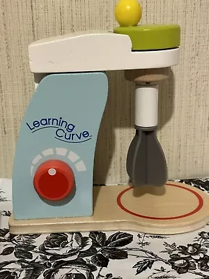 Learning Curve TOMY Wood Mixer Kitchen Toy  • $6.50