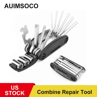 $25.99 • Buy Parts Motorcycle Repair Tool Set Hex Wrench+Screwdrivers+Allen Key+Nuts For Moto
