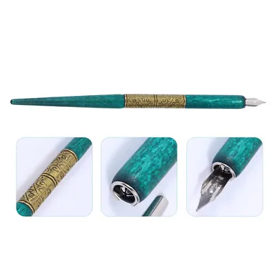 1 Set Calligraphy Dip Pen Retro Quill Ink Dip Pen Retro Quill Pen Antique • £7.90