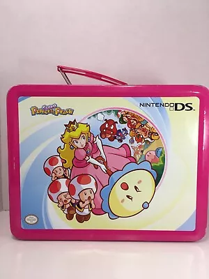 2007 Nintendo DS SUPER PRINCESS PEACH Collectible Pink Lunch Box TIN ONLY • $49.99