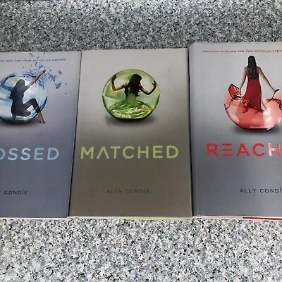 LOT Of 3 Matched Trilogy Ally Condie Complete Series # 1-3 Crossed Reached HC DJ • $9.99