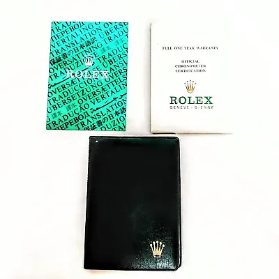 Vintage Rolex Oyster Blank Warranty 570.03.100 Wallet Translation Booklet 1982 • $250