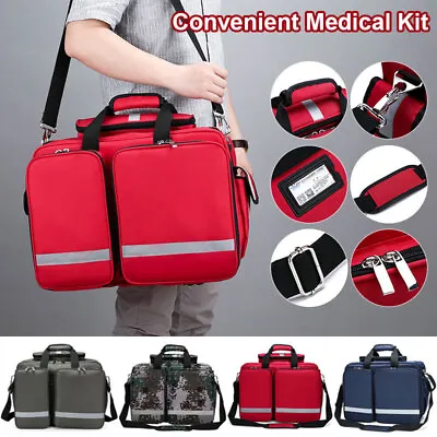 First Aid Physician Medical Bag Outdoor Emergency Rescue Crossbody Reflective • $122.54