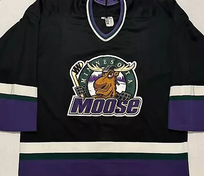 Authentic Vintage Bauer IHL Minnesota Moose Hockey Jersey • $399.99