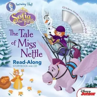Sofia The First Read-Along Storybook And CD The Tale Of Miss Nettle - ACCEPTABLE • $3.76