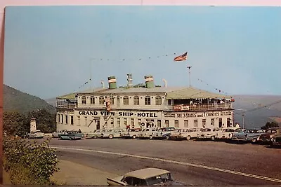 Pennsylvania PA Bedford Grand View Ship Hotel Steamboat Mountains Postcard Old • $0.50