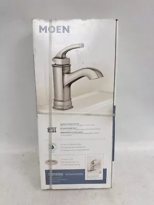 MOEN Hensley Single Hole Bathroom Faucet Spot Resistant Brushed Nickel. • $69.50