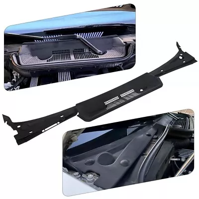 Windshield Wiper Motor Cover Assembly Hood Cowl Trim Covering Fits BMW E36 318i • $109.35