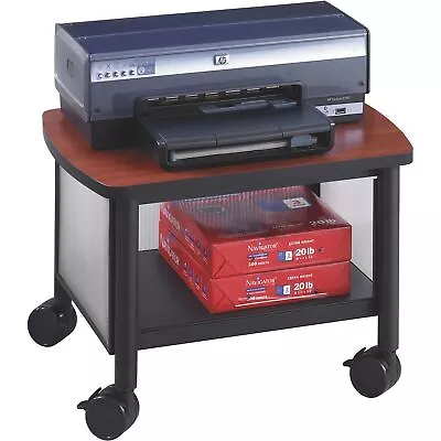 Safco Impromptu Under Table Printer Stand — Cherry/Black Model# 1862BL • $209.99