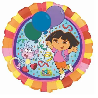 £1.99 • Buy DORA THE EXPLORER  Rare 18   OFFICIAL Red And Gold Helium Birthday Party Balloon