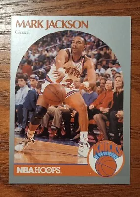 MENENDEZ BROTHERS ROOKIE CARD - MARK JACKSON 1990-91 Hoops Basketball Card #205  • $3.94