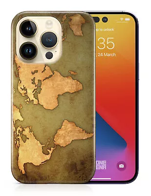 Case Cover For Apple Iphone|vintage World Map Geography #1 • £6.25