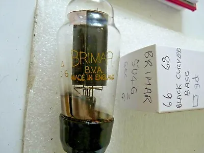 5U4G Brimar By GEC Black Plate Curved Black  Base G  NOS Valve Tube 1pc JL19C • £350