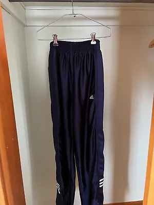 Adidas Early 2000s Breakaway Warm Up Pants Blue Striped Men’s Size S • $10