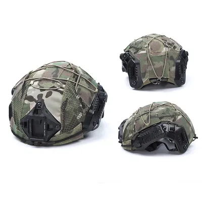 DMgear Tactical MTEK Helmet Cover Camo Headwear Airsoft Military Paintball Camo • $28.40