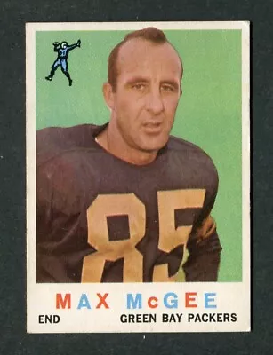 Max McGee Green Bay Packers NFL Rookie #4 1959 Topps Football Card • $14.99