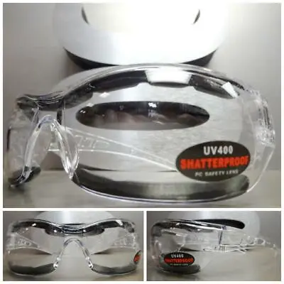 MOTORCYCLE Day Riding Padded Safety Protective SUN GLASSES GOGGLES Clear Lens • $14.99