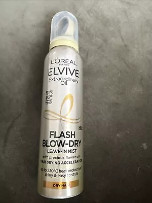 L’Oréal Extraordinary Oil Flash Blow Dry Leave In Mist Dry Hair 150ml • £4