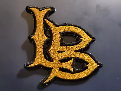 $4.25 • Buy Long Beach State University Iron On Embroidered Patch 2.5  X 2.5  Black & Yellow