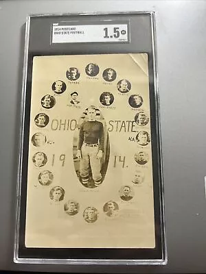 1914 Ohio State Buckeyes Football Team RPPC Photo Postcard SGC 1.5 Fair Unused • $950