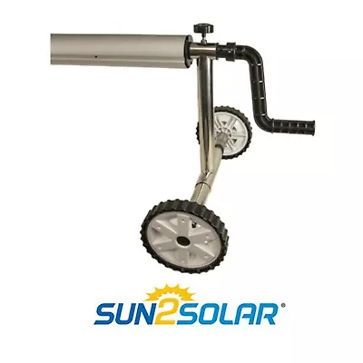 Sun2Solar Stainless Steel Swimming Pool Solar Cover Reel W/ Tube - 16' Ft Wide • $139.99