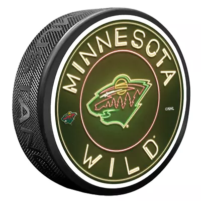 Minnesota Wild Puck - Neon • $14.99