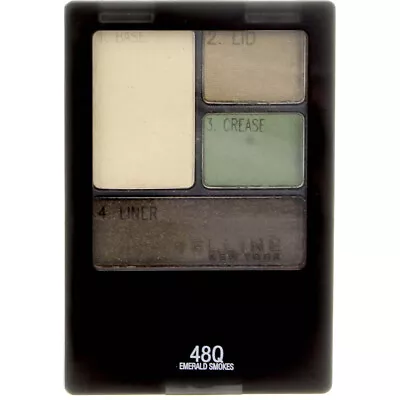 Maybelline Expert Wear Eyeshadow Quads Emerald Smokes 48Q 0.17 Oz • $11.62