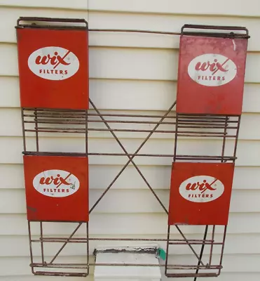 Vtg WIX Filters Foldable Wire Display Rack For Gas Station/ Garage/ Parts Store • $119