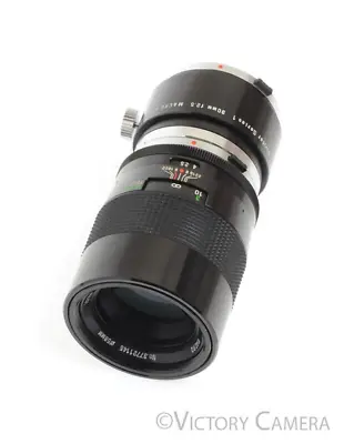 Vivitar Series 1 90mm F2.5 Macro Lens W/ Matched Macro Adapter For Olympus OM • $284.05