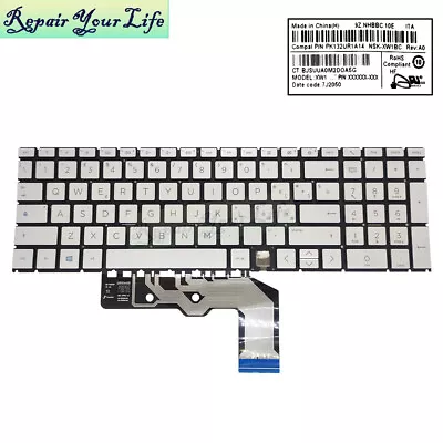 IT Italian Backlit Keyboard HP ENVY X360 15-ED 15M-ED 15-EE -AG 15M-EE NSK-XW1BC • $25