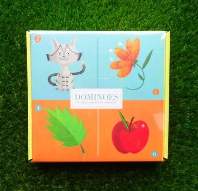 £9.90 • Buy Mudpuppy Dominoes For Children - 28 LARGE DOMINOES AGE 3+ NEW IN BOX Kids Domino