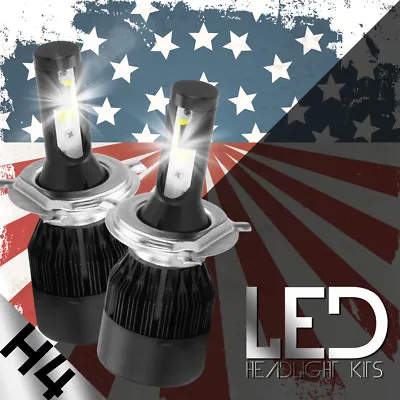 488W 48800LM Dual Side LED Headlight Kit H4 HB2 9003 Hi/low Beams HID 5000K Bulb • $16.99