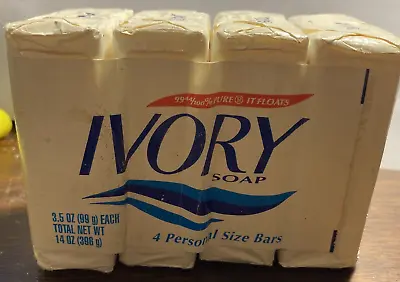 Vintage 1992 Ivory Soap Bar Set Of 4 Personal Size 3.5oz Each Unopened • $9.99