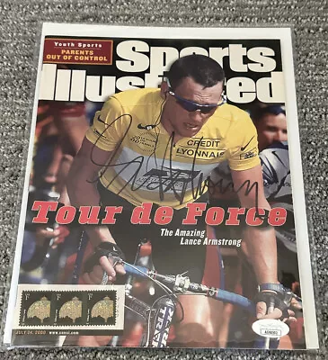 £145.38 • Buy Lance Armstrong Signed Sports Illustrated 7-24-2000 JSA COA Tour De France