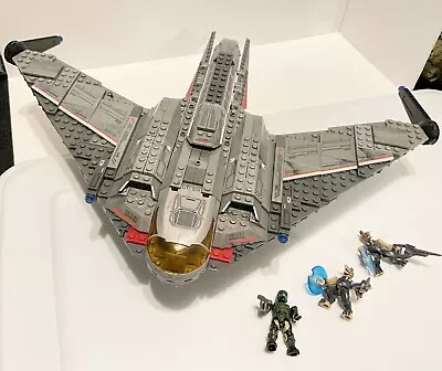 UNSC SHORTSWORD Halo Mega Bloks 96835 Ship With Pilot & Jackals • $75