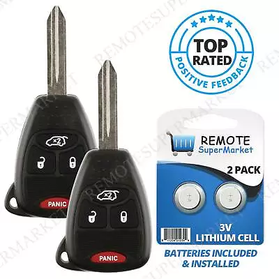 Replacement For Dodge 08-13 Avenger 06-07 Charger 06-07 Magnum Remote Fob 4b (2) • $15.45