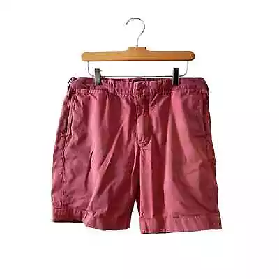 J Crew Stanton Chino Cotton Twill Shorts Nantucket Red 33 • $12