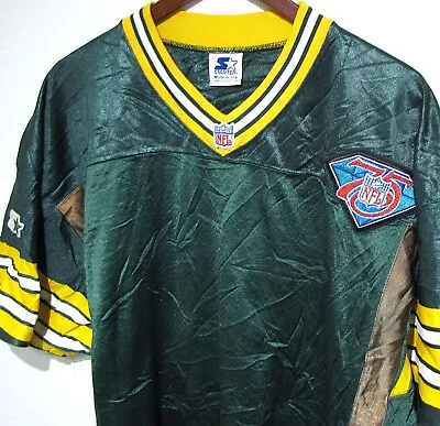 Vtg Team Issued GREEN BAY PACKERS 1994 Starter Jersey Size 48 NFL 75 Years Blank • $210