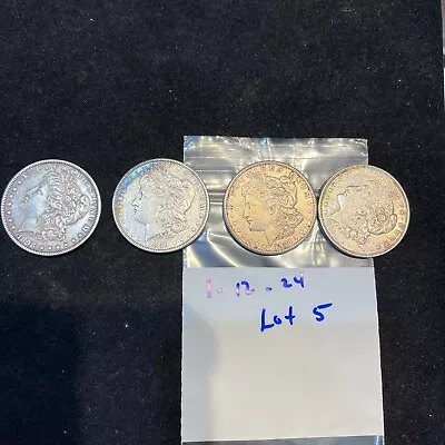 Lot Of 4 Morgan Silver Dollars • $140